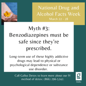 benzodiazepines must be safe since they're prescribed myth written out with description