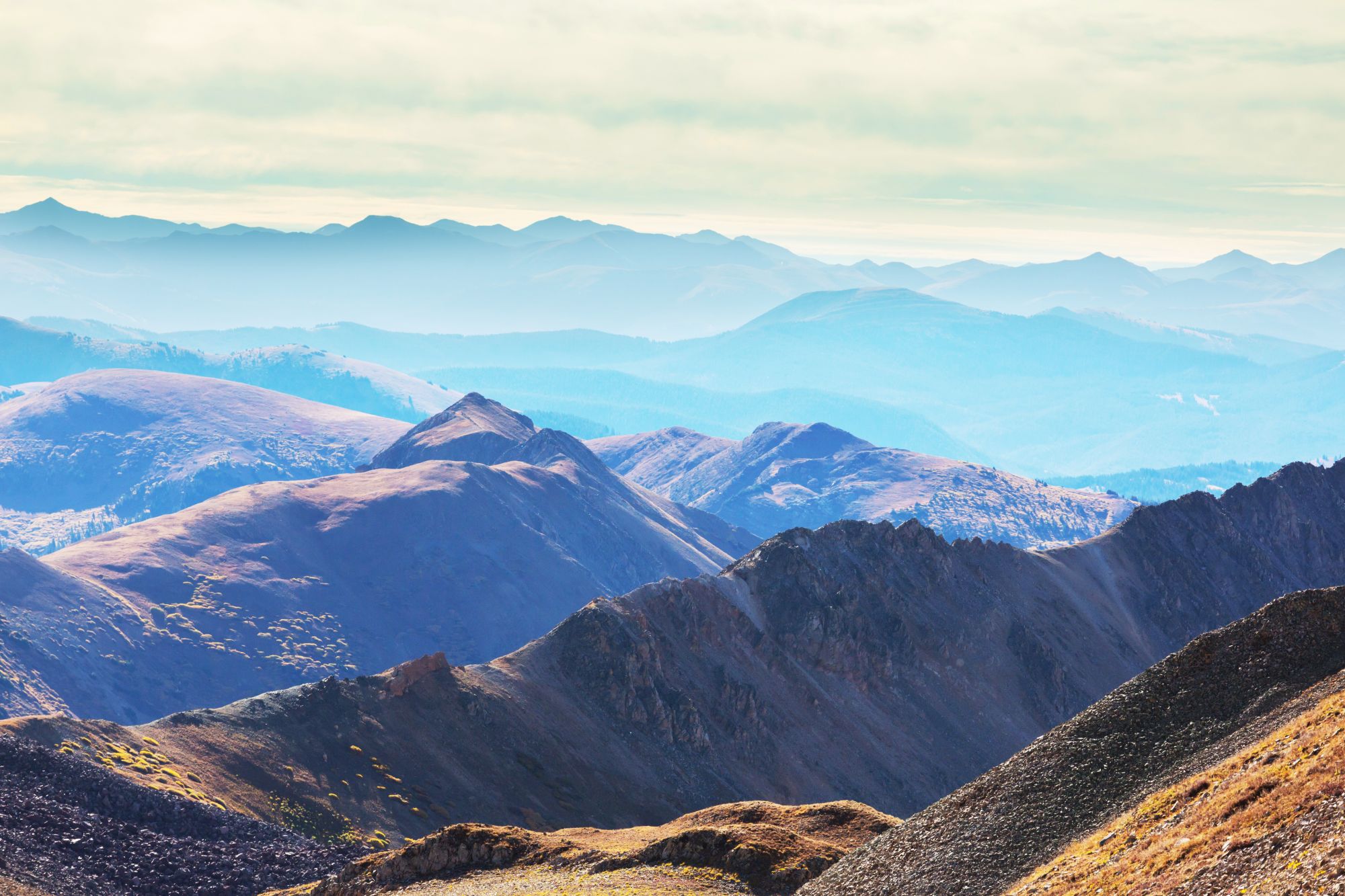 Mountain Landscape in Colorado Rocky Mountains, Colorado, United States.