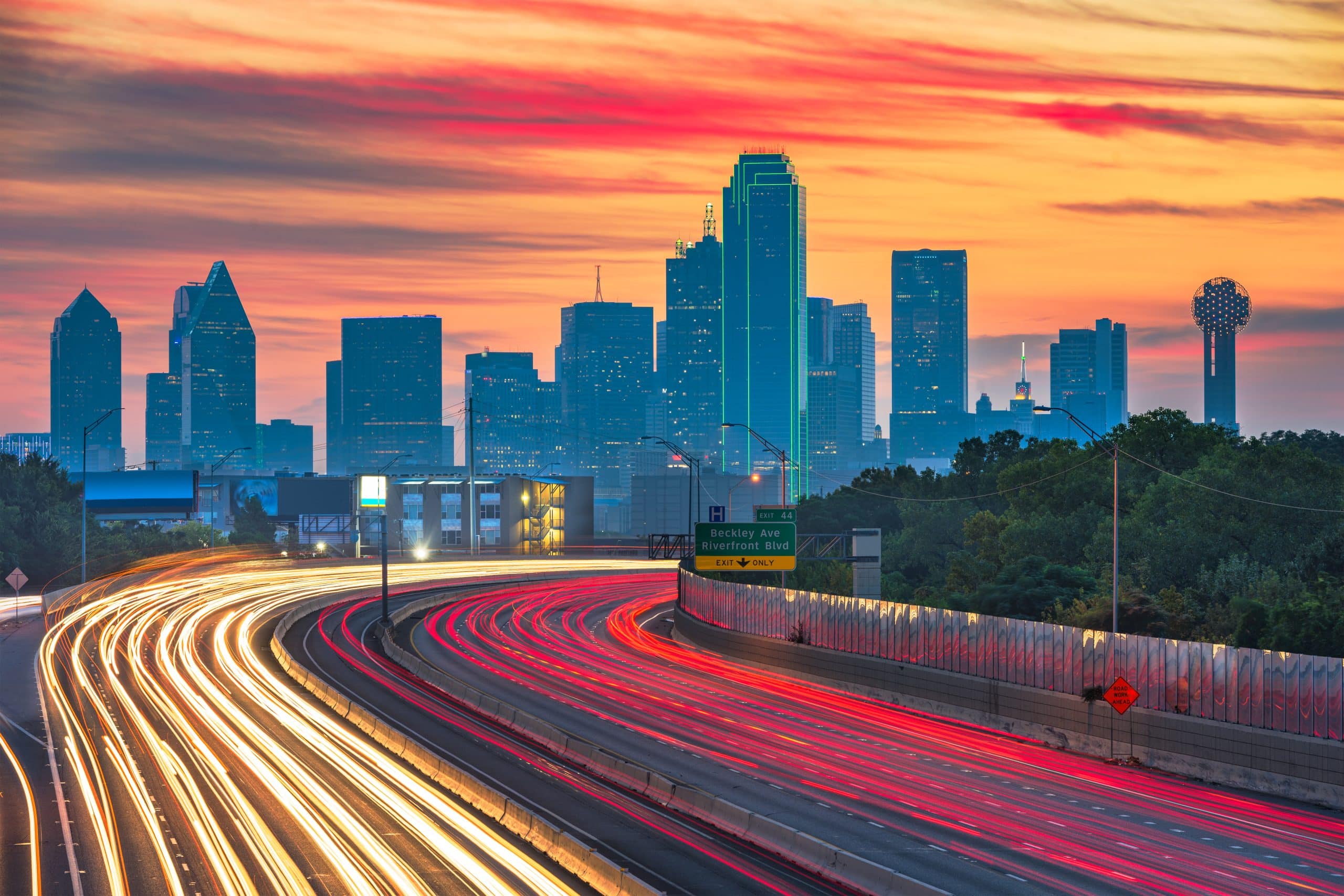 Dallas Texas Travel Roads