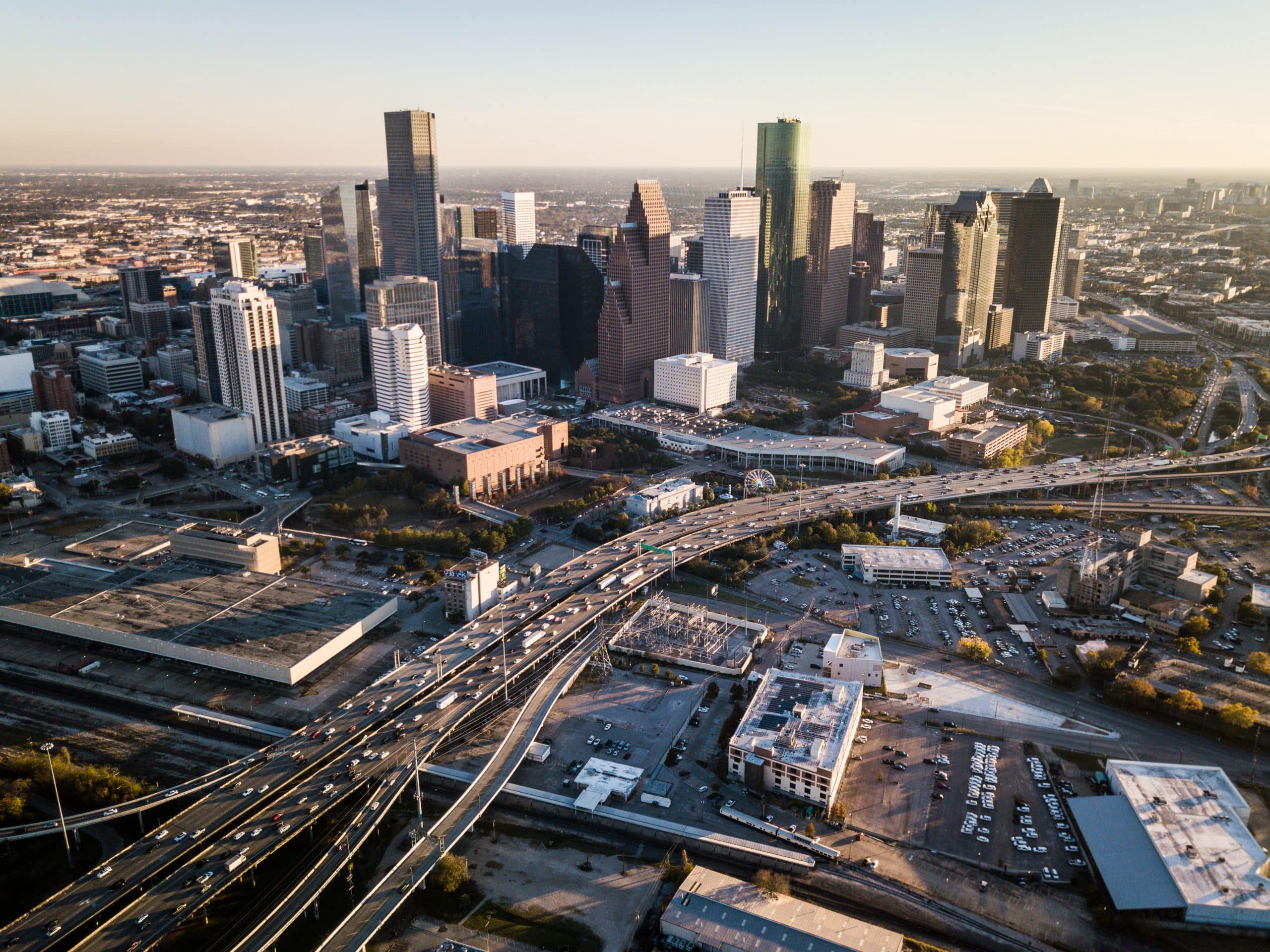 Houston from above