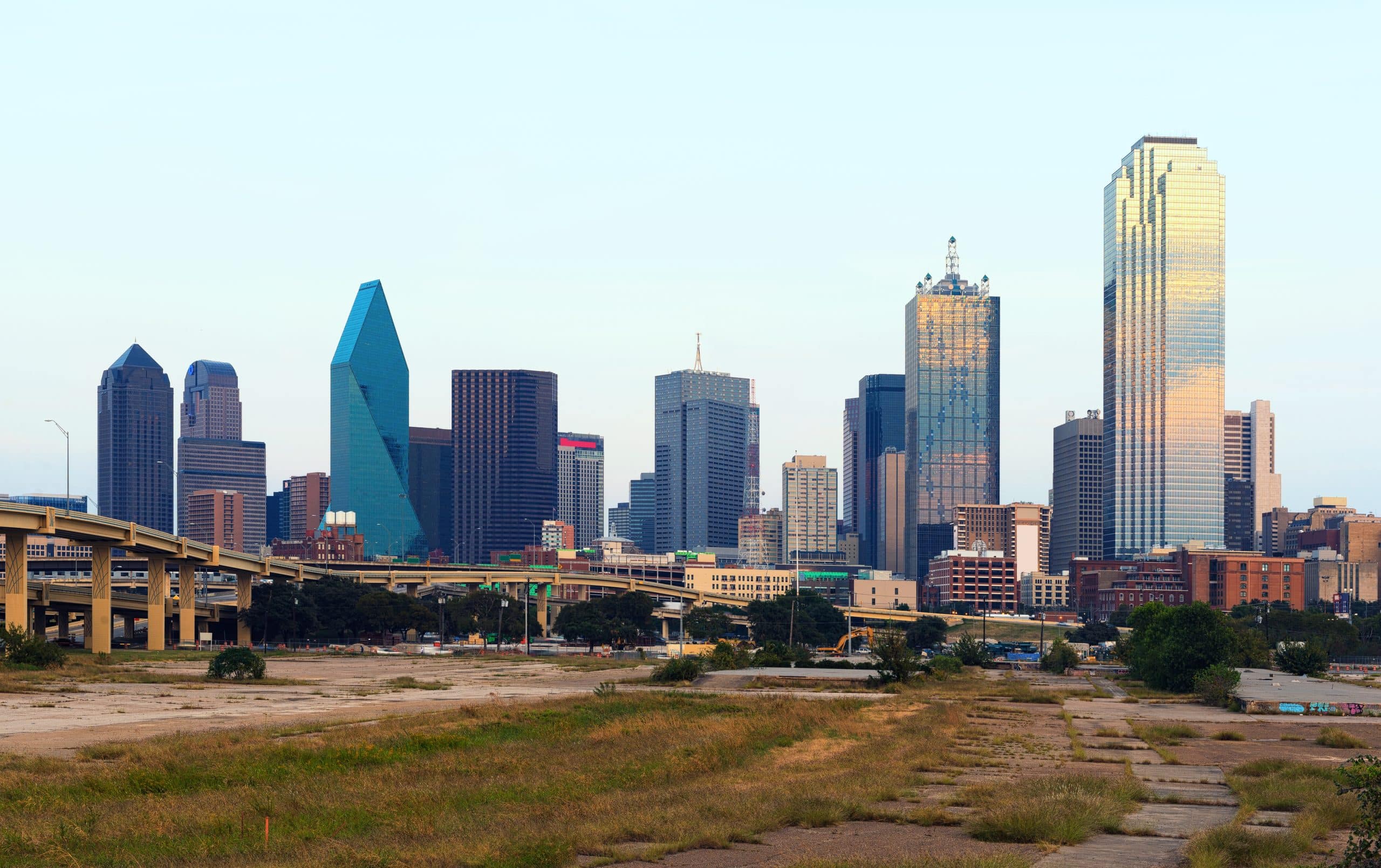Dallas city, downtown, Texas,