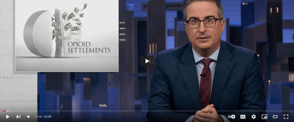 Opioid Settlements Last Week Tonight with John Oliver-HBO