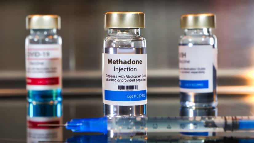 Methadone Liquid Vials and Injection Needle